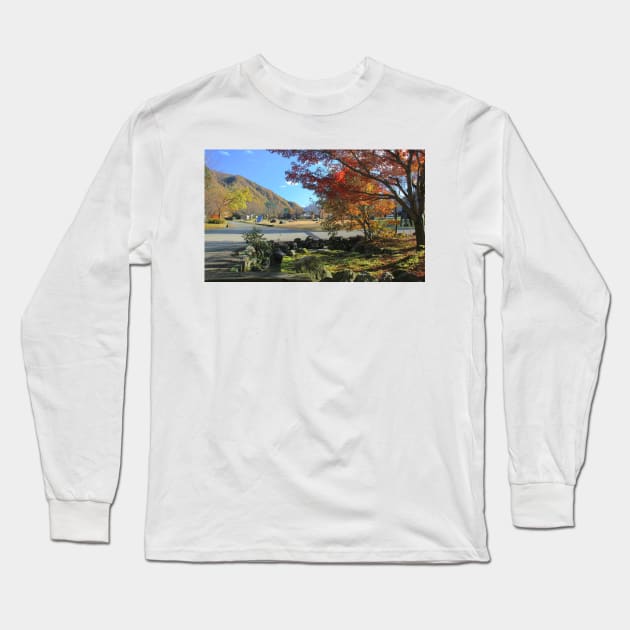 The Beauty Of Colorful Nature at The Momiji Moment 1 Long Sleeve T-Shirt by Cemploex_Art